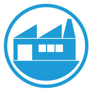 Industrial-blue-icon